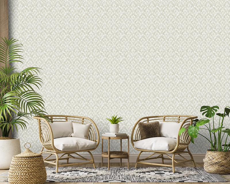 26861 Lisboa Sand Beige Azulejo Wallpaper By Hohenberger