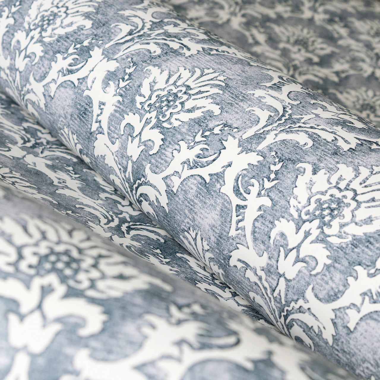 26862 Lisboa Chalky Blue Azulejo Wallpaper By Hohenberger