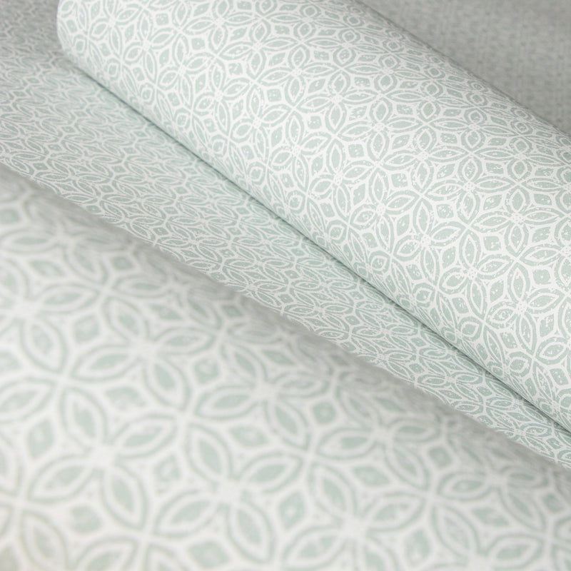 26877 Sintra Frost Mint Azulejo Wallpaper By Hohenberger