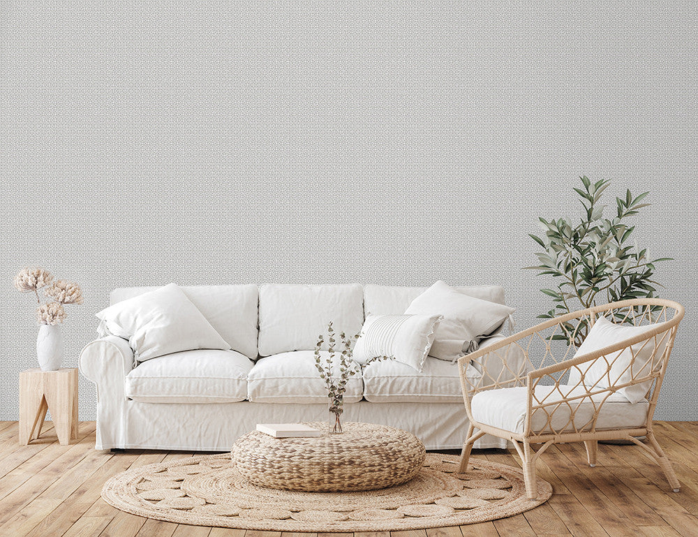 26881 Sintra Taupe Grey Azulejo Wallpaper By Hohenberger