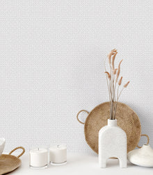 26882 Sintra Fossil Grey Azulejo Wallpaper By Hohenberger