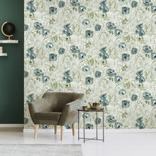 26917 Petunia Steel Blue Sage Julie Feels Home Wallpaper By Hohenberger