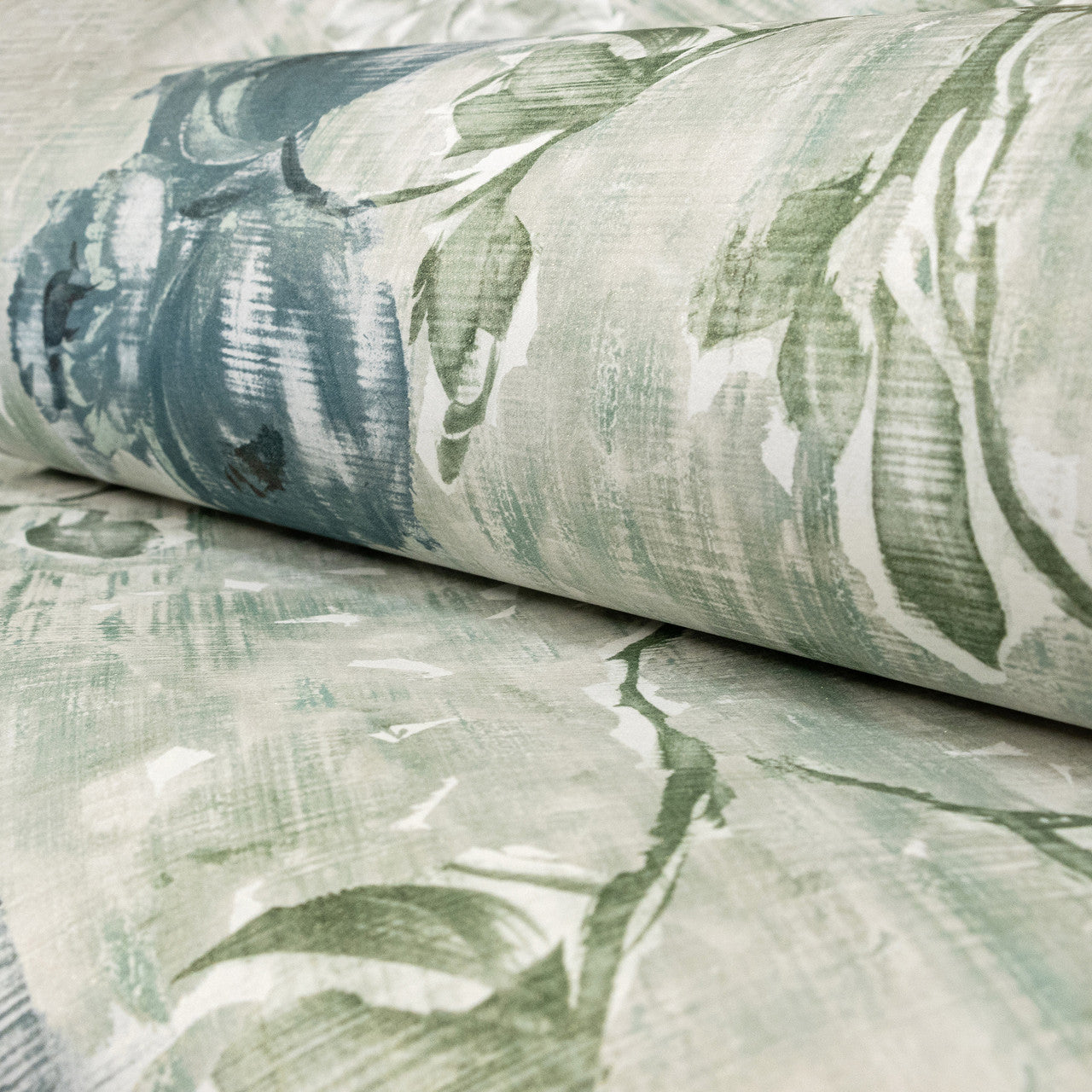 26917 Petunia Steel Blue Sage Julie Feels Home Wallpaper By Hohenberger