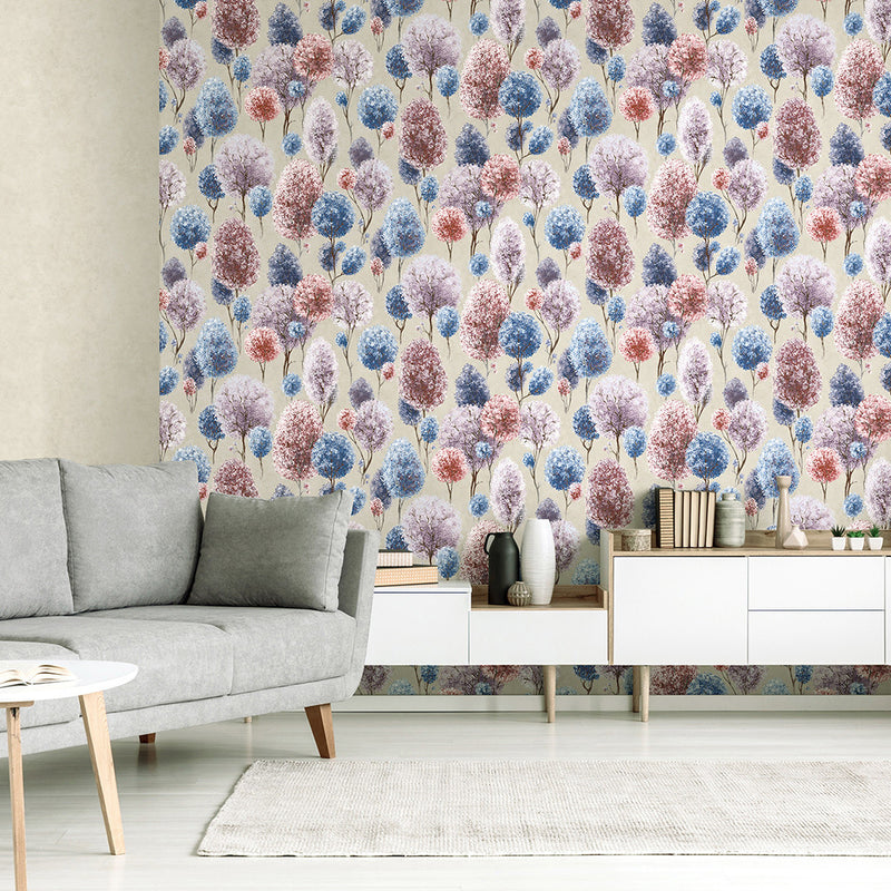 26922 Tilia Lilac Mud Julie Feels Home Wallpaper By Hohenberger