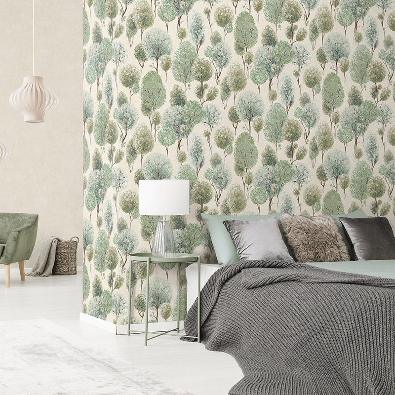 26924 Tilia Sage Greyish Julie Feels Home Wallpaper By Hohenberger