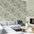 26935 Monstera Olive Sage Julie Feels Home Wallpaper By Hohenberger