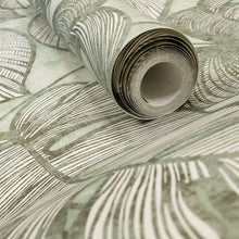 26935 Monstera Olive Sage Julie Feels Home Wallpaper By Hohenberger