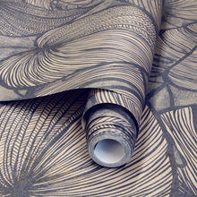 26942 Monstera Navy Ash Julie Feels Home Wallpaper By Hohenberger