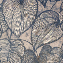 26942 Monstera Navy Ash Julie Feels Home Wallpaper By Hohenberger