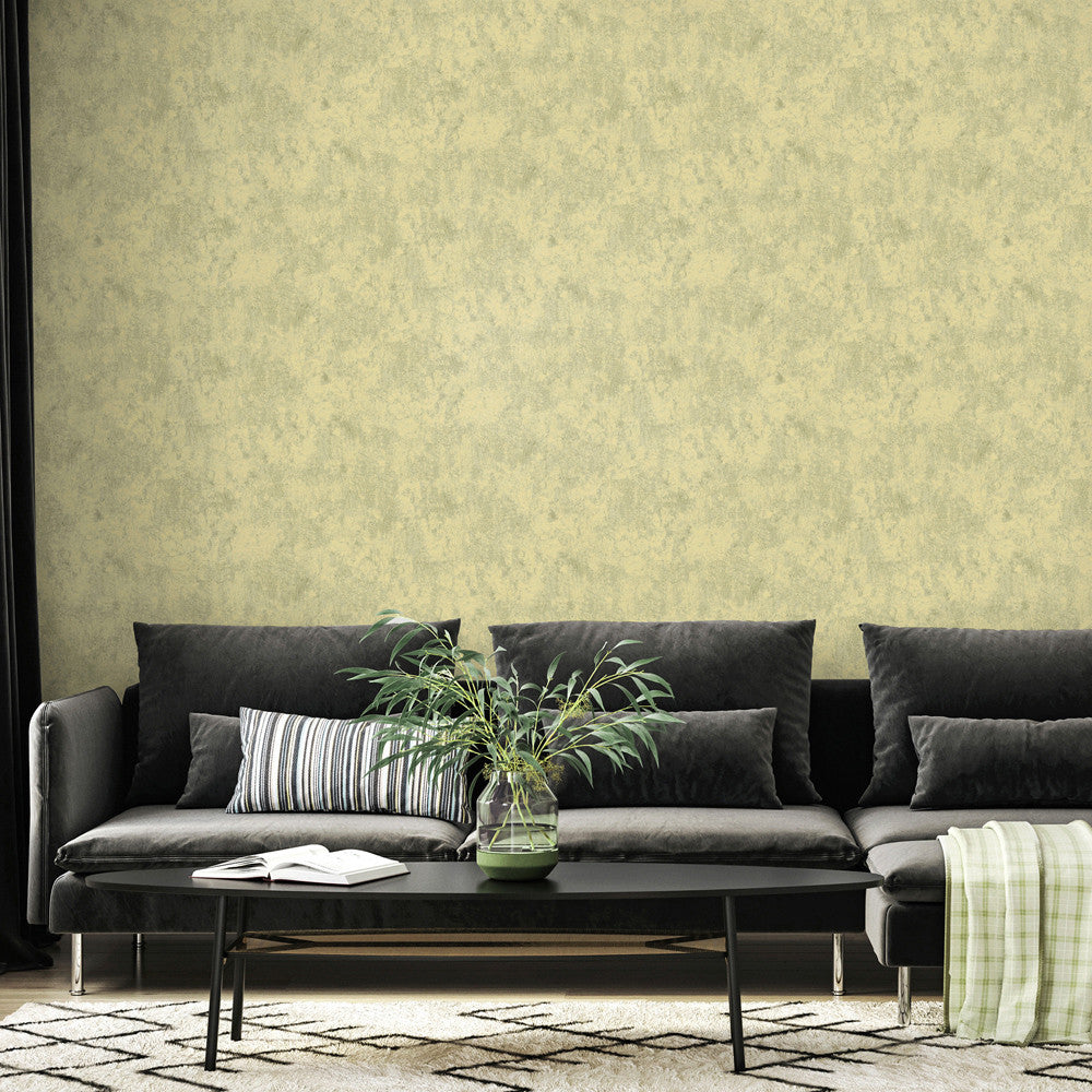 26944 Lime Monstera Plain Julie Feels Home Wallpaper By Hohenberger Galerie