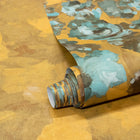 26961 Paeonia Twin Wall Teal Gold Julie Feels Home Wall Mural By Hohenberger