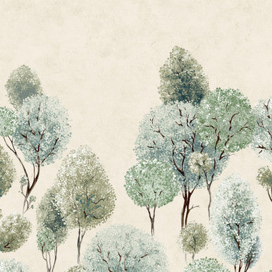 Tilia Twin Wall Sage Greyish Julie Feels Home Wall Mural By Hohenberger