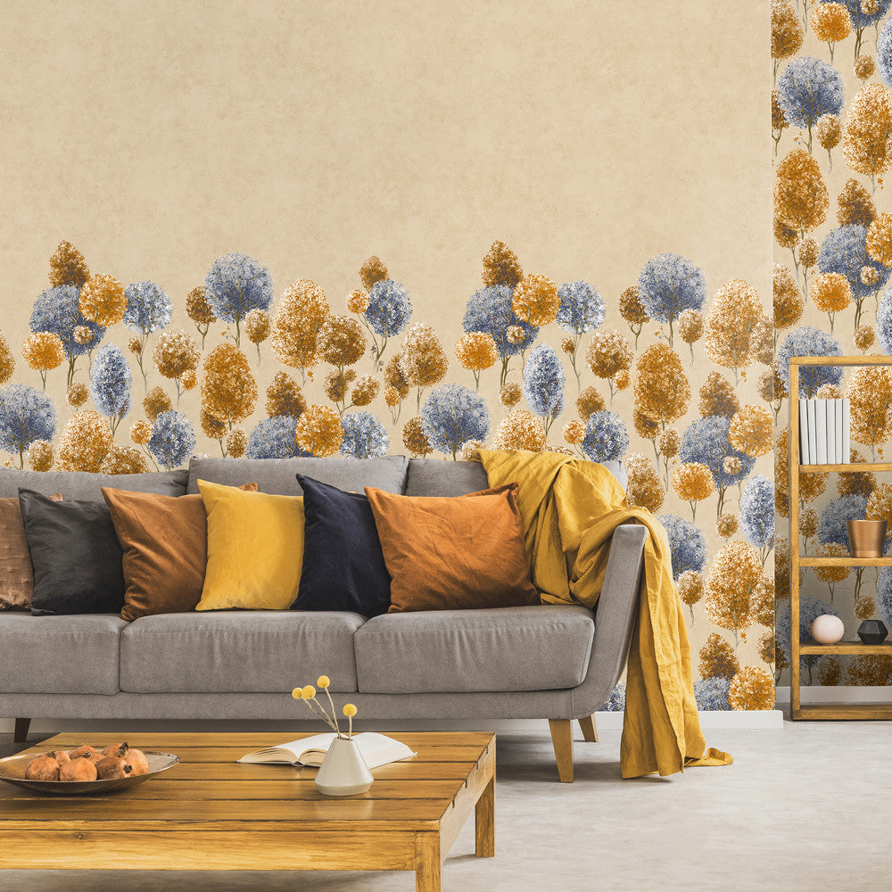 26969 Tilia Twin Wall Rust Peach Julie Feels Home Wall Mural By Hohenberger