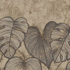 26975 Monstera Twin Wall Black Walnut Julie Feels Home Wallpaper By Hohenberger