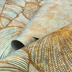 26981 Monstera Twin Wall Gold Teal Julie Feels Home Wall Mural By Hohenberger