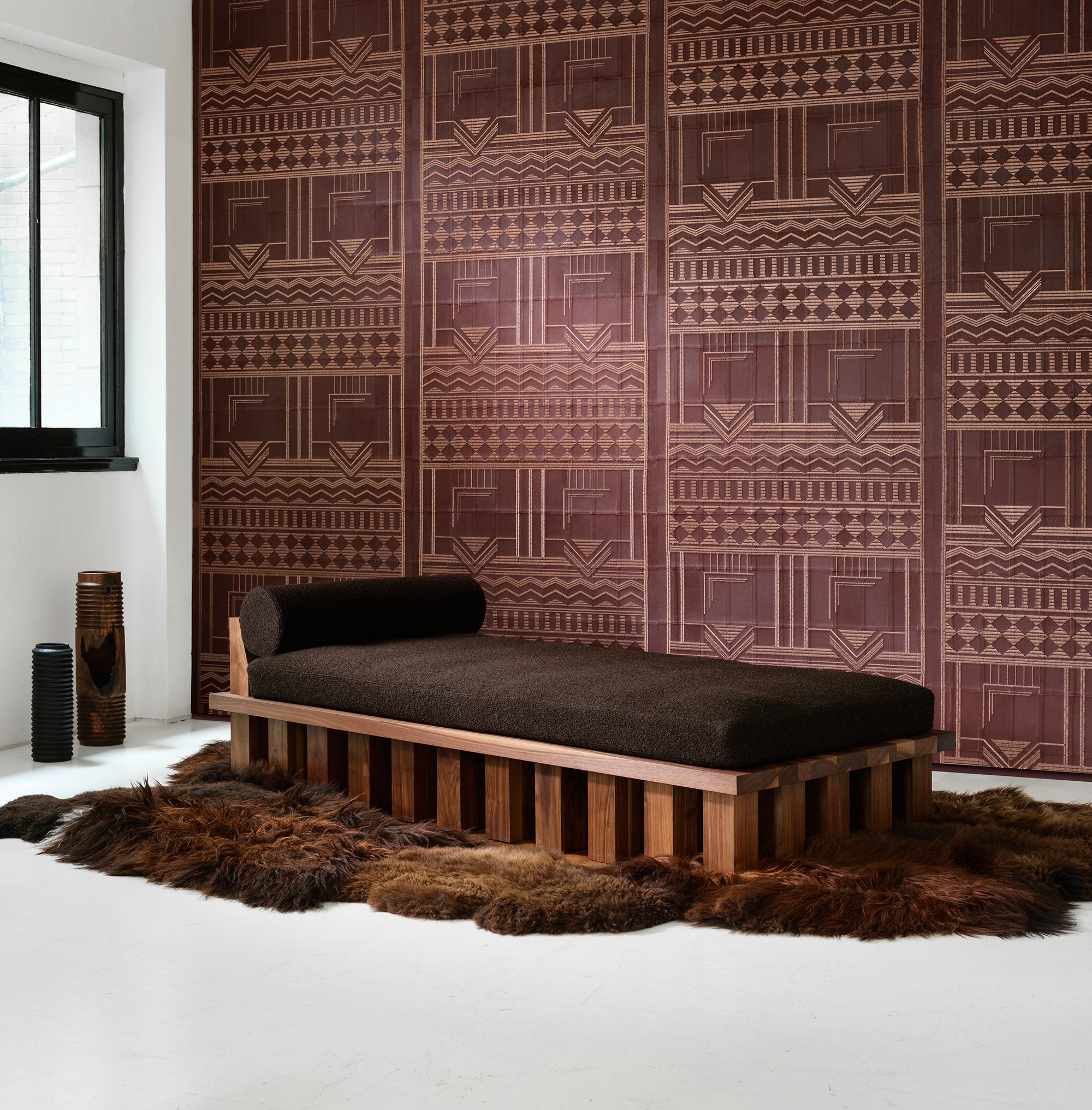 27410 Palazzo Nightfall Corium Wallpaper by Arte
