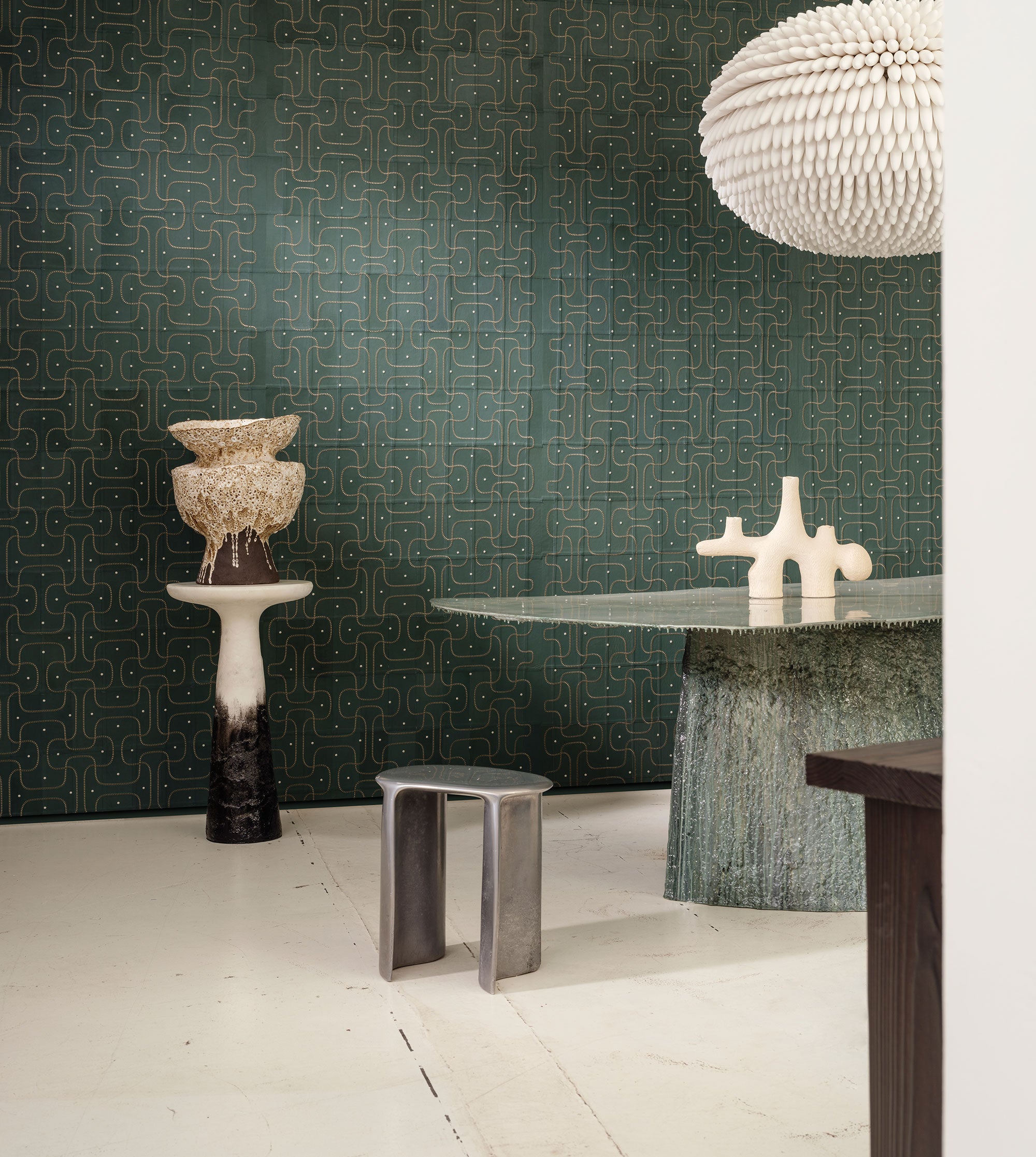 27440 Jaseran Petrol Corium Wallpaper by Arte