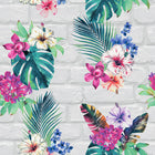 274805 Camden Brick Floral Accessorize Wallpaper
