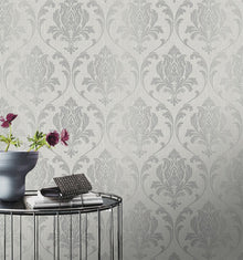 274980 Highgrove Damask Wallpaper By Rasch