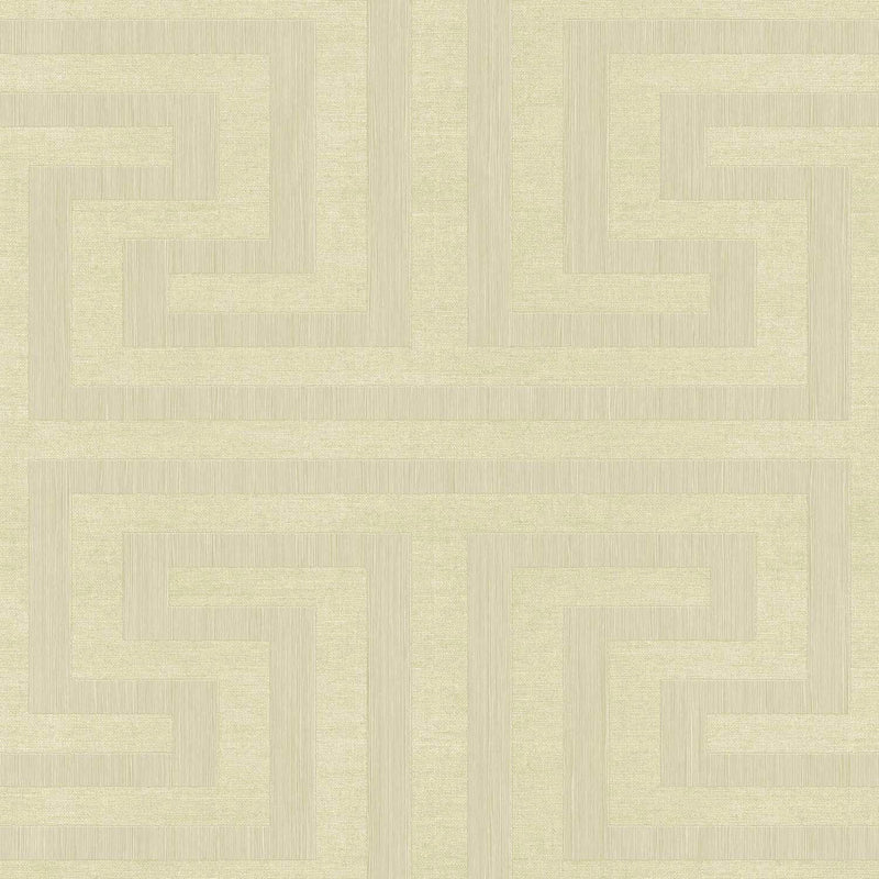 27511 Geometric Maze Beige Wallpaper by Galerie