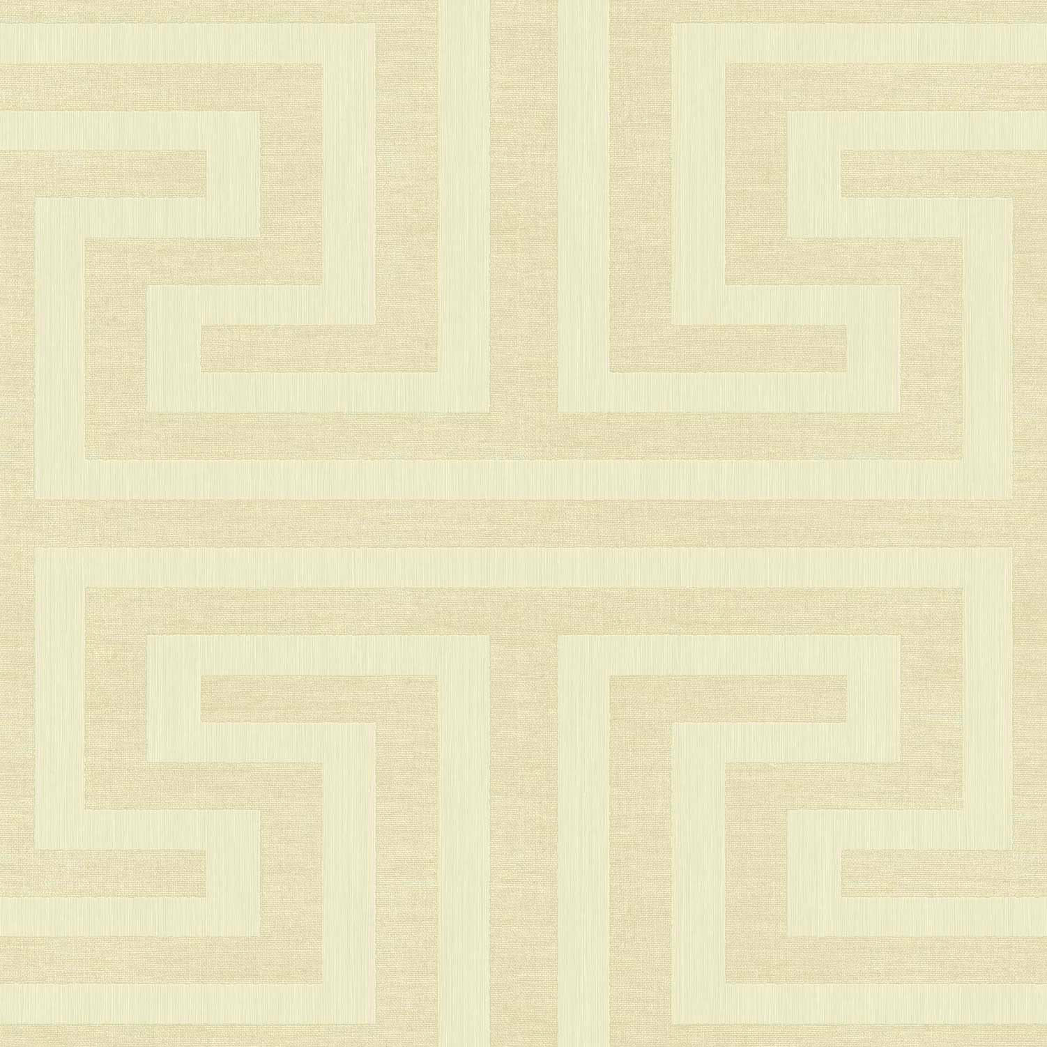 27512 Geometric Maze Beige Wallpaper by Galerie