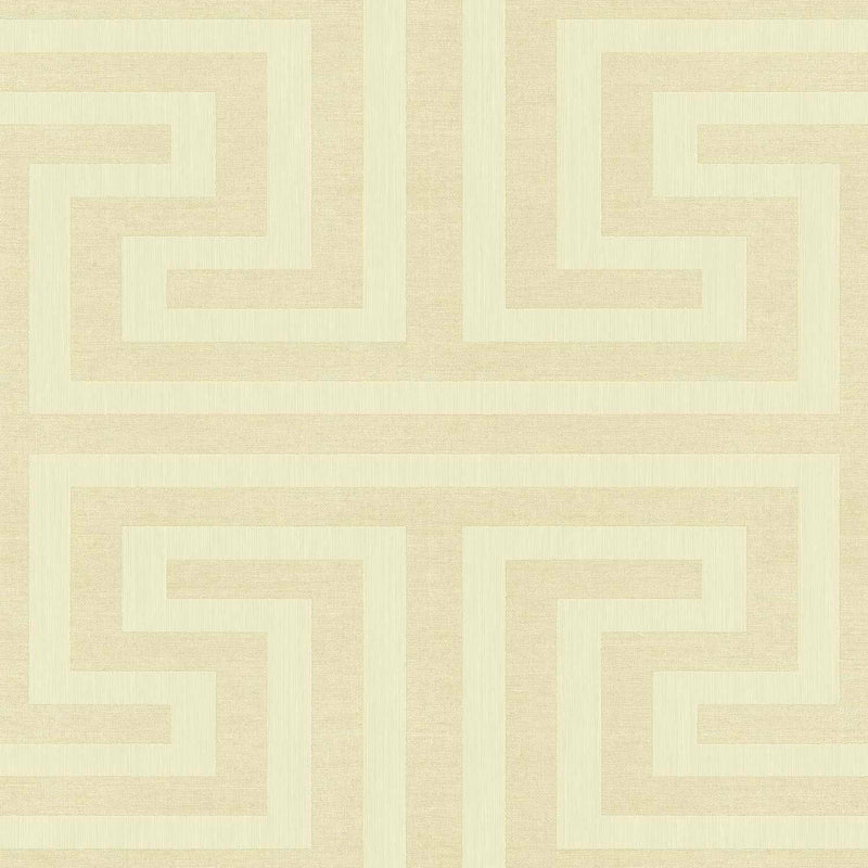 27512 Geometric Maze Beige Wallpaper by Galerie