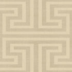 27514 Geometric Maze Beige Wallpaper by Galerie