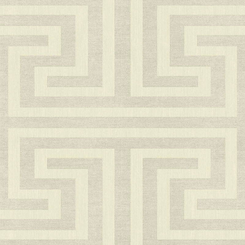 27516 Geometric Maze Silver Grey Wallpaper by Galerie
