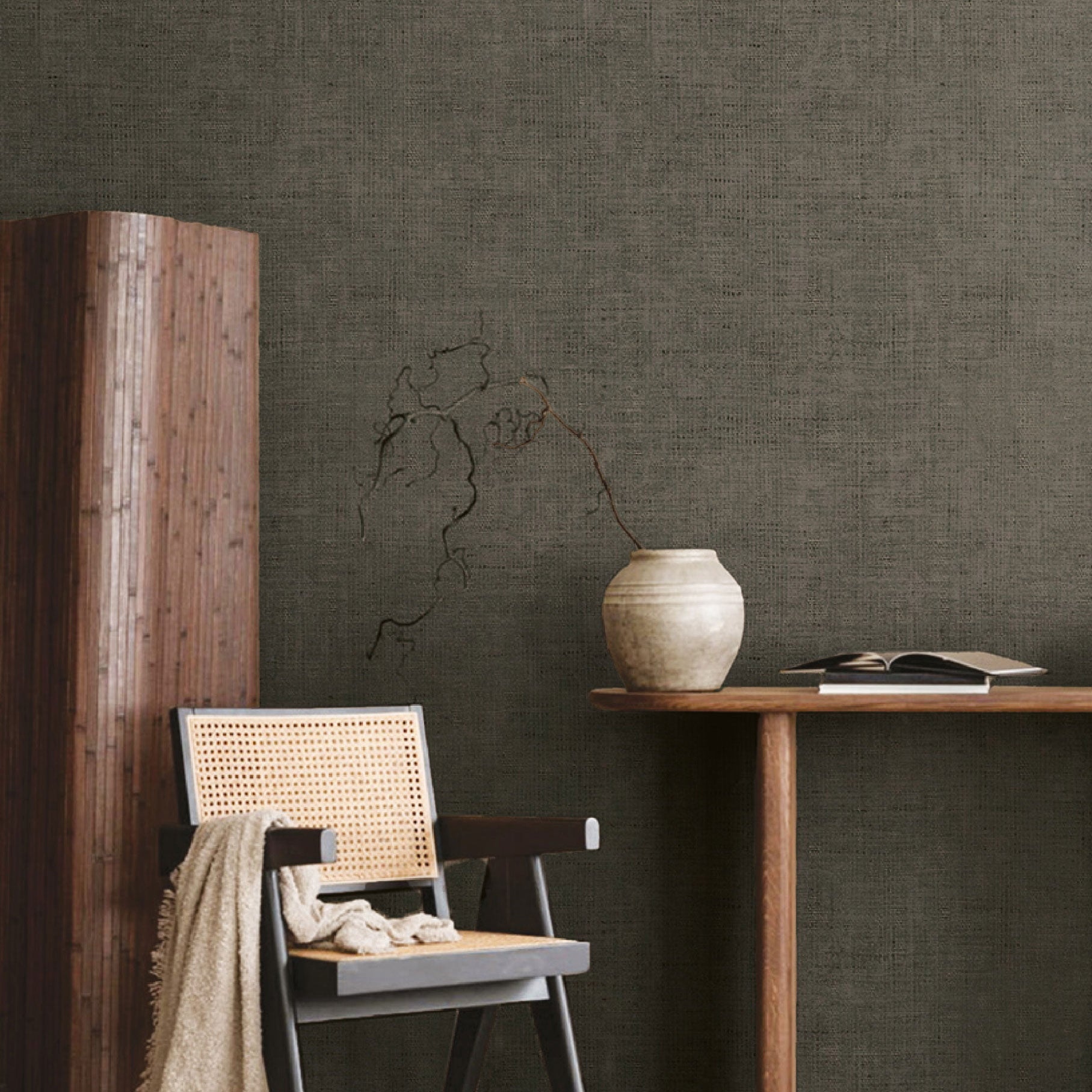 27589 Unito Struttura Grey Italian Textures 4 Wallpaper by Galerie