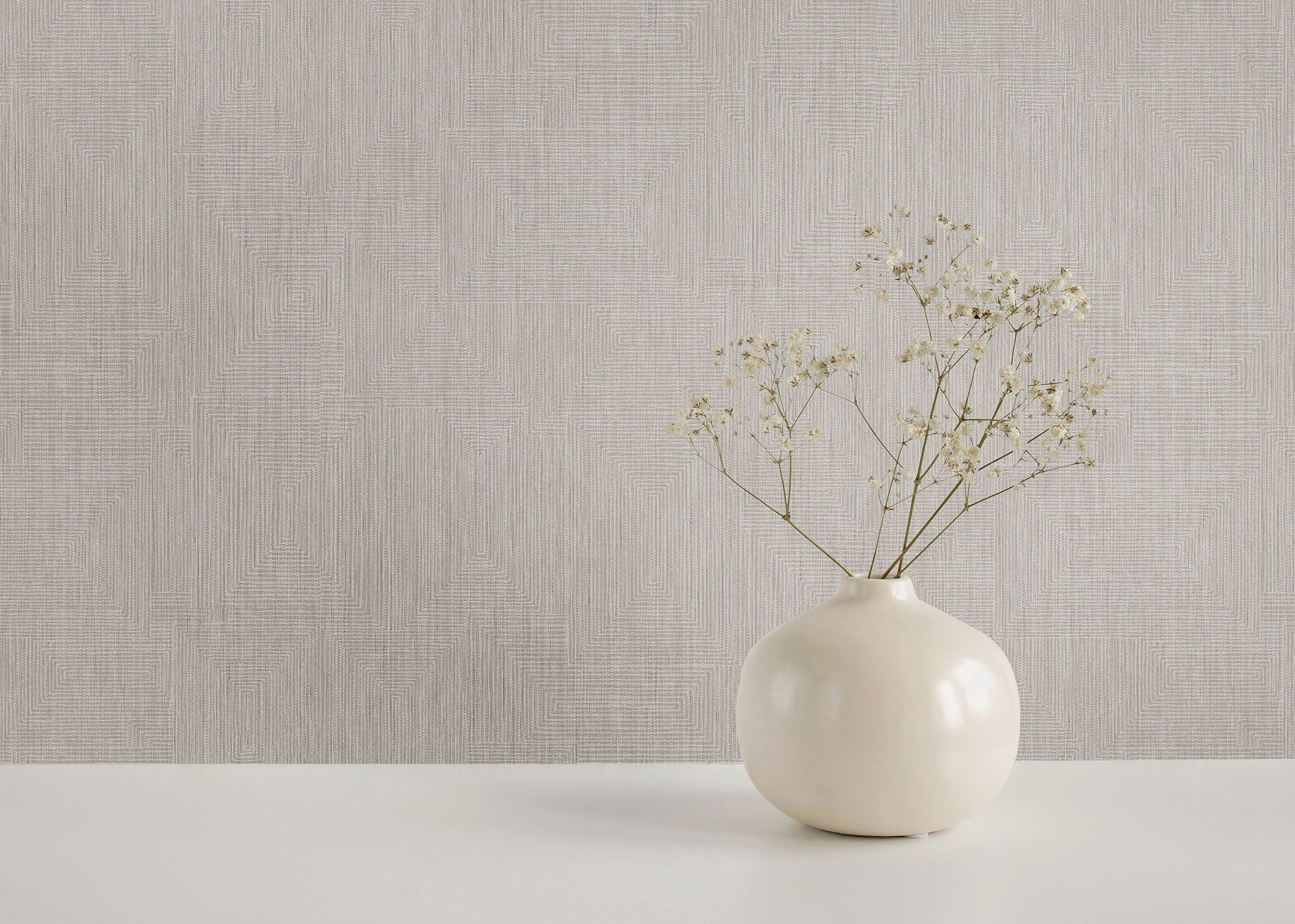 27611 Rio Linen Cerra Wallpaper by Galerie - Room