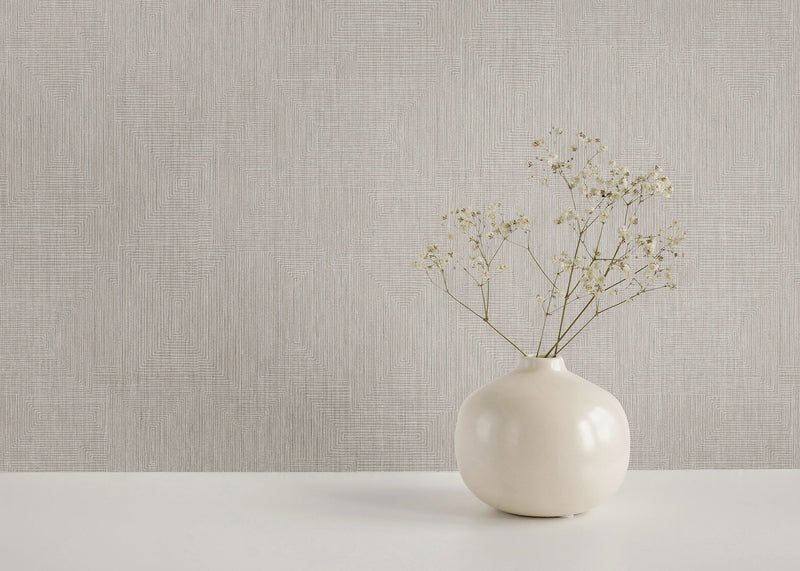 27611 Rio Linen Cerra Wallpaper by Galerie - Room