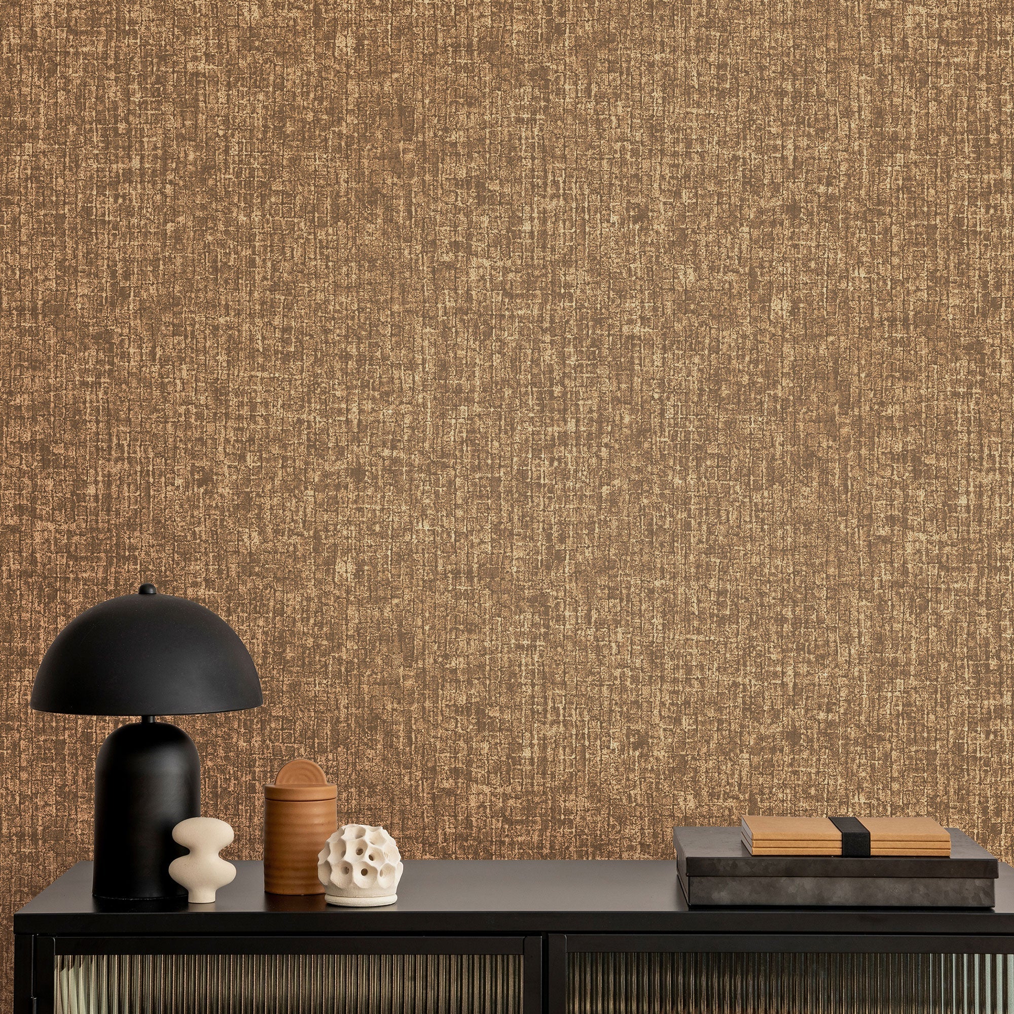 27616 Ciel Gold Cerra Wallpaper by Galerie - Room