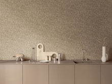 27617 Ciel Dark Linen Cerra Wallpaper by Galerie - Room