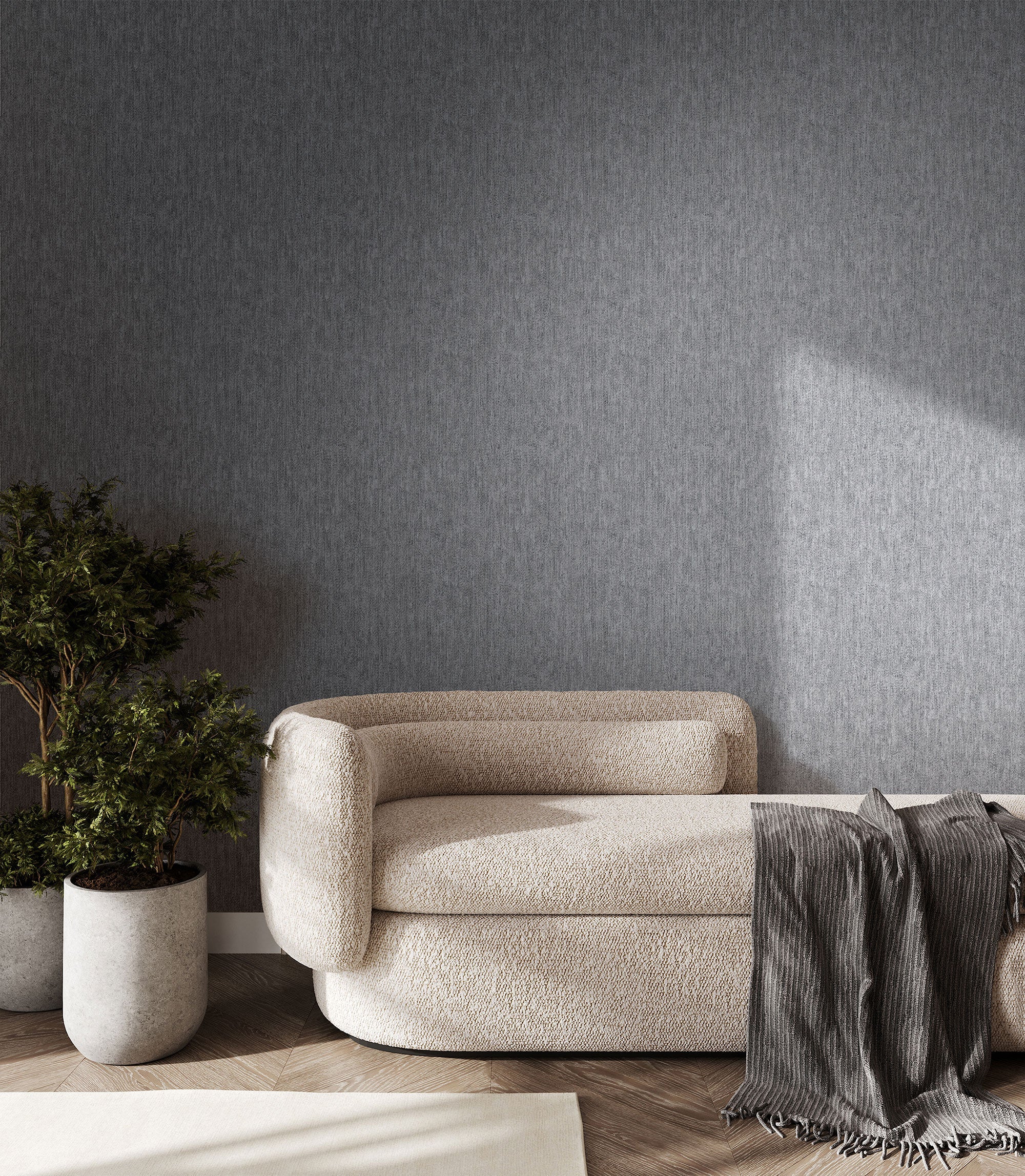 27626 Cleo Black Cerra Wallpaper by Galerie - Room