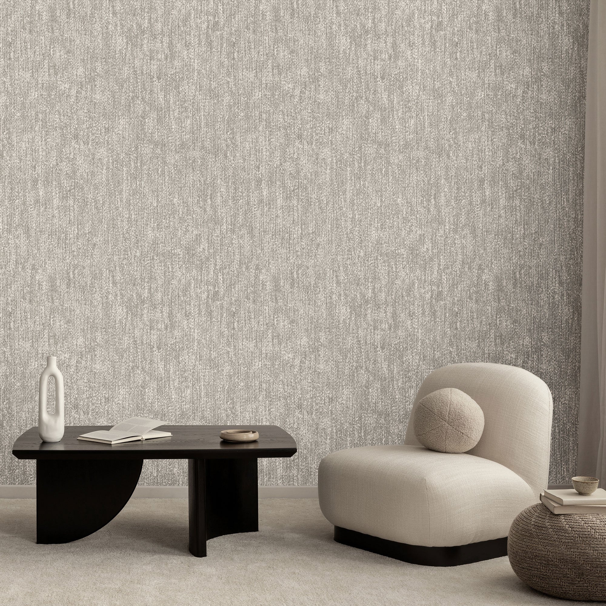 27629 Cleo Linen Cerra Wallpaper by Galerie - Room