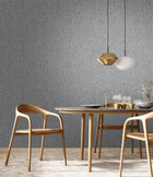 27632 Cleo  Blue Grey Cerra Wallpaper by Galerie - Room