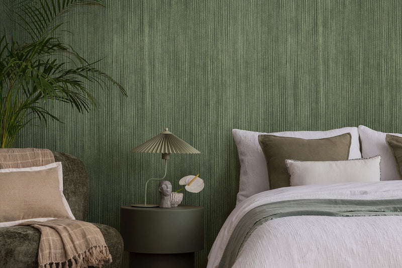 27644 Riva Green Cerra Wallpaper by Galerie - Room