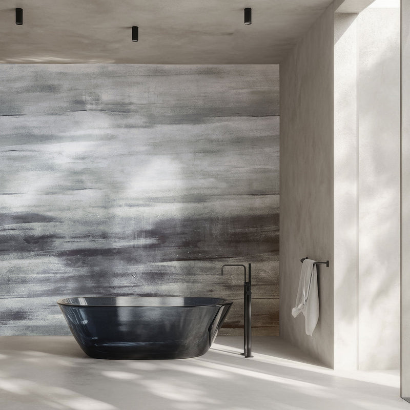 27651 Rokko Blue Grey Cerra Mural by Galerie - Room