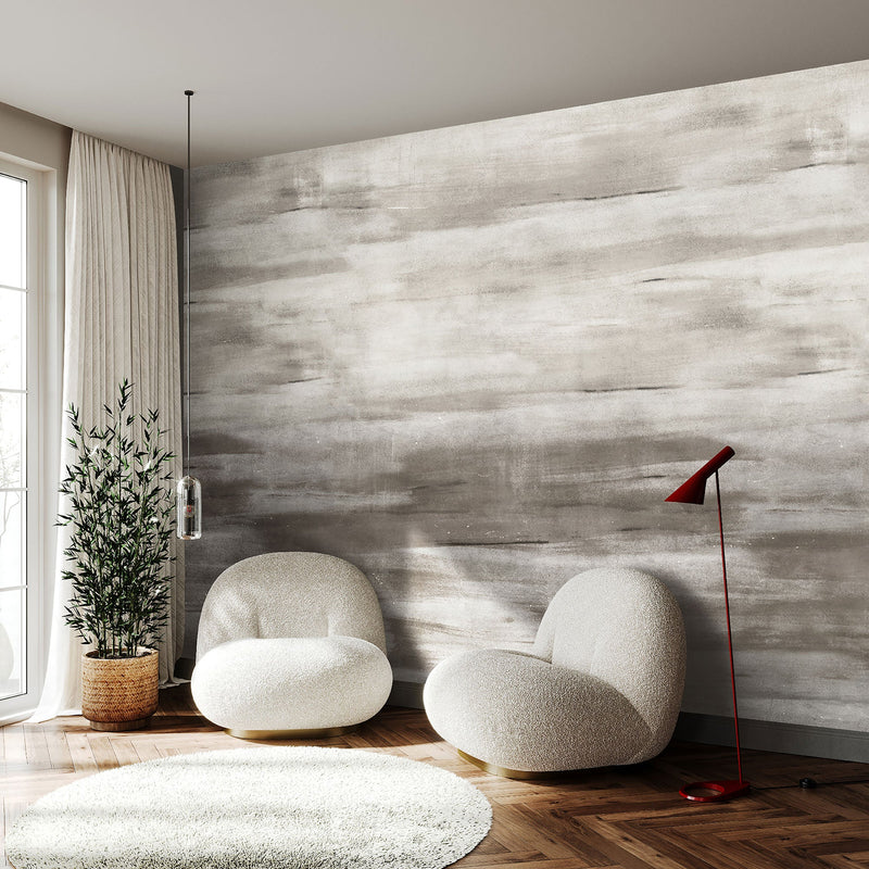 27652 Rokko Dark Linen Cerra Mural by Galerie - Room