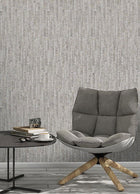 279084 Cork Effect Montado Grey Wallpaper by Rasch