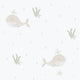 Little Whales Beige/Grey Bambino Wallpaper by Galerie
