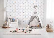 Cirque Beige/Grey Bambino Wallpaper by Galerie