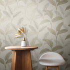 284370 Amara Palm Mirage Golden Sand Wallpaper By Elegant Homes The Design Library