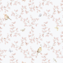 Birdy Pink Bambino Wallpaper by Galerie