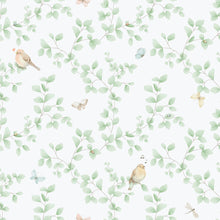 Birdy Green Bambino Wallpaper by Galerie