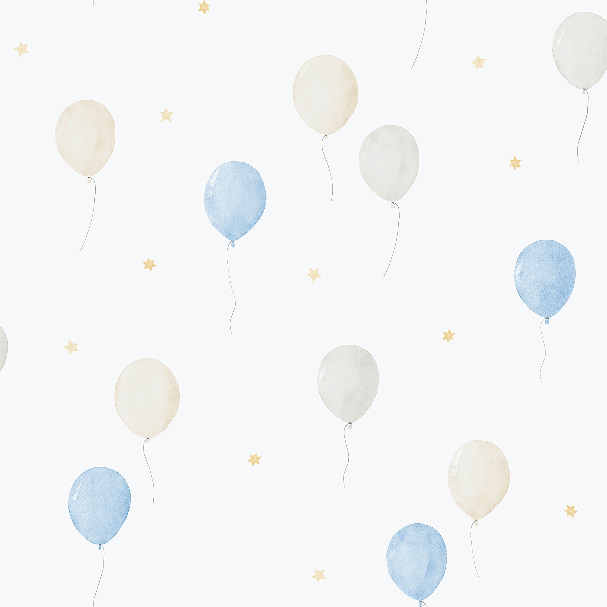 Air Blue Bambino Wallpaper by Galerie