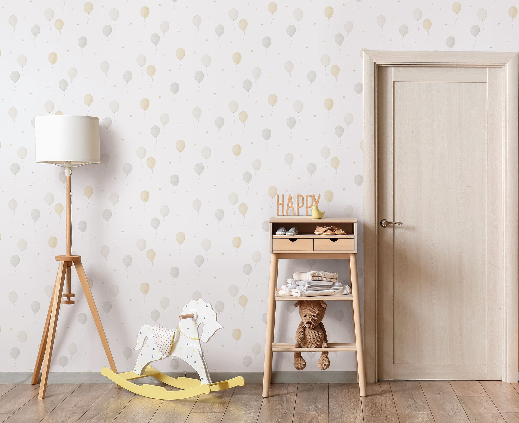 Air Blue Bambino Wallpaper by Galerie
