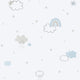 Rainbow Blue Bambino Wallpaper by Galerie