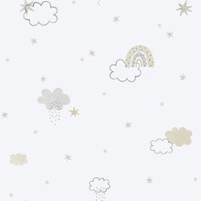 Rainbow Beige/Grey Bambino Wallpaper by Galerie