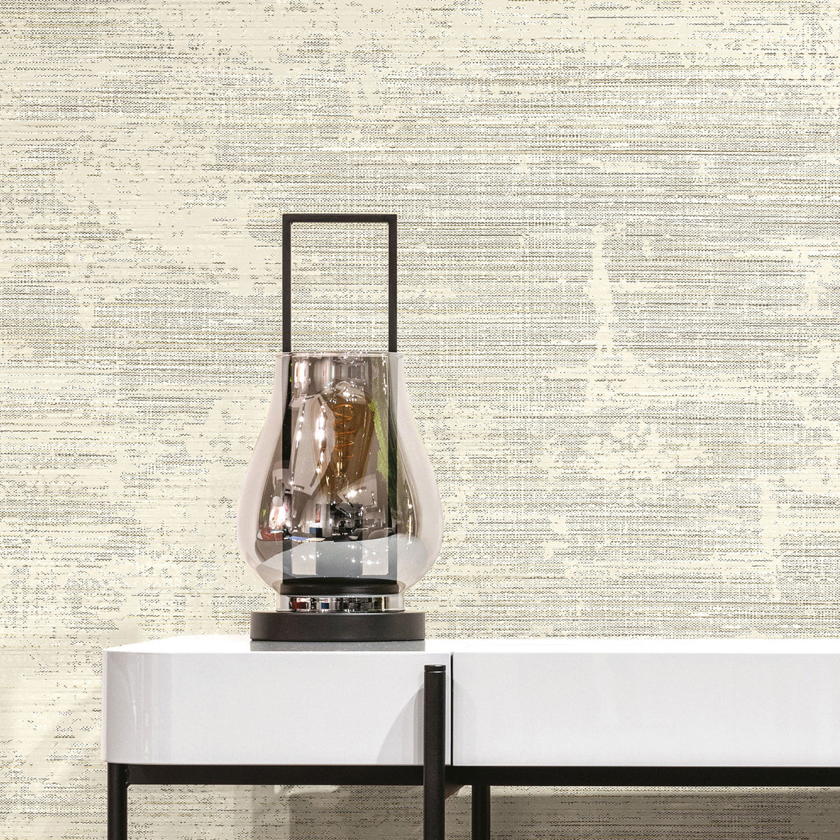Oriz Thema White Wallpaper by Galerie